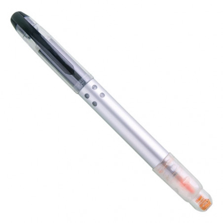 Penna a gel e evidenziatore arancione per studiare e regalare