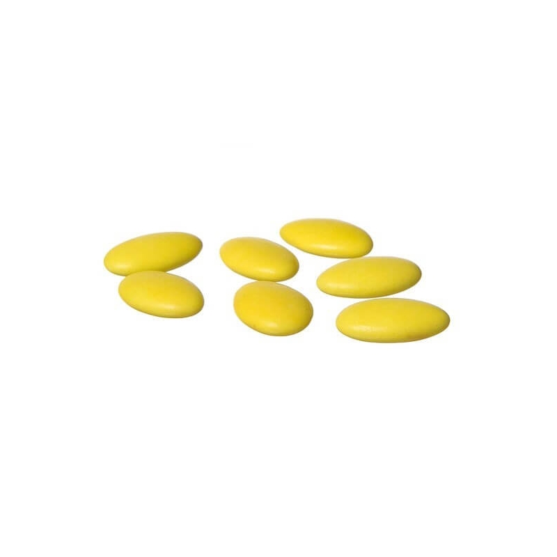 Caramelle di cioccolato giallo