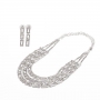 Set collana orecchini sposa