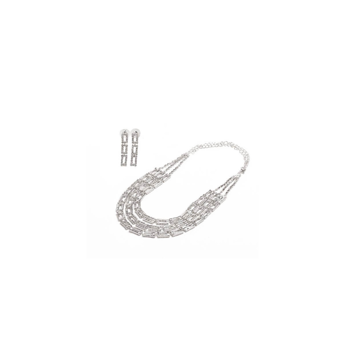 Set collana orecchini sposa