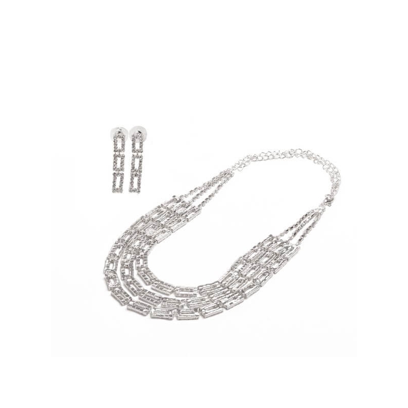 Set collana orecchini sposa
