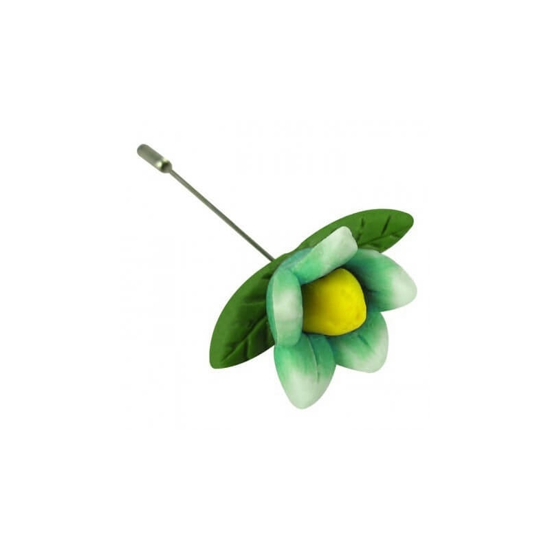 Spilla fiore fimo