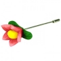 Spille a forma di fiore in fimo
