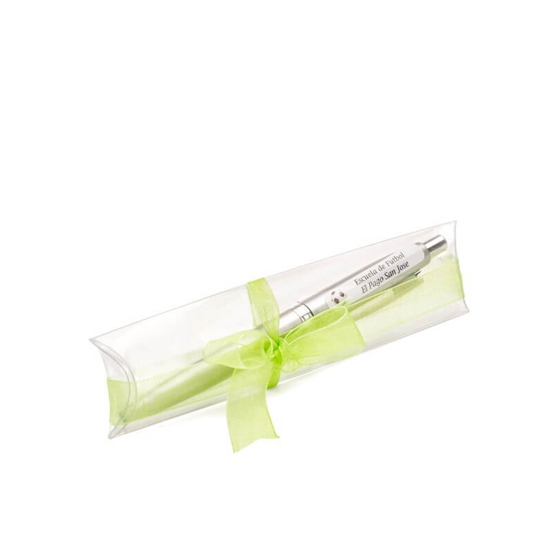 Penna personalizzata per regalo aziendale in scatola di acetato