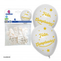 Palloncini con felice compleanno stampato