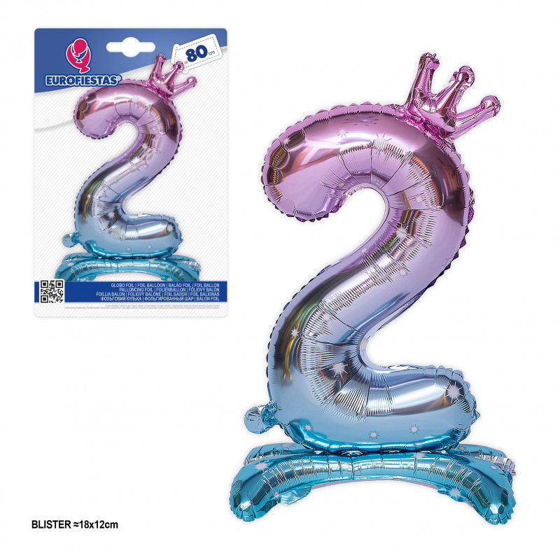 Folat Palloncino Foil A Forma Di Torta 107 Cm - Multicolore, Per Compleanni E Feste Per Bambini - 2