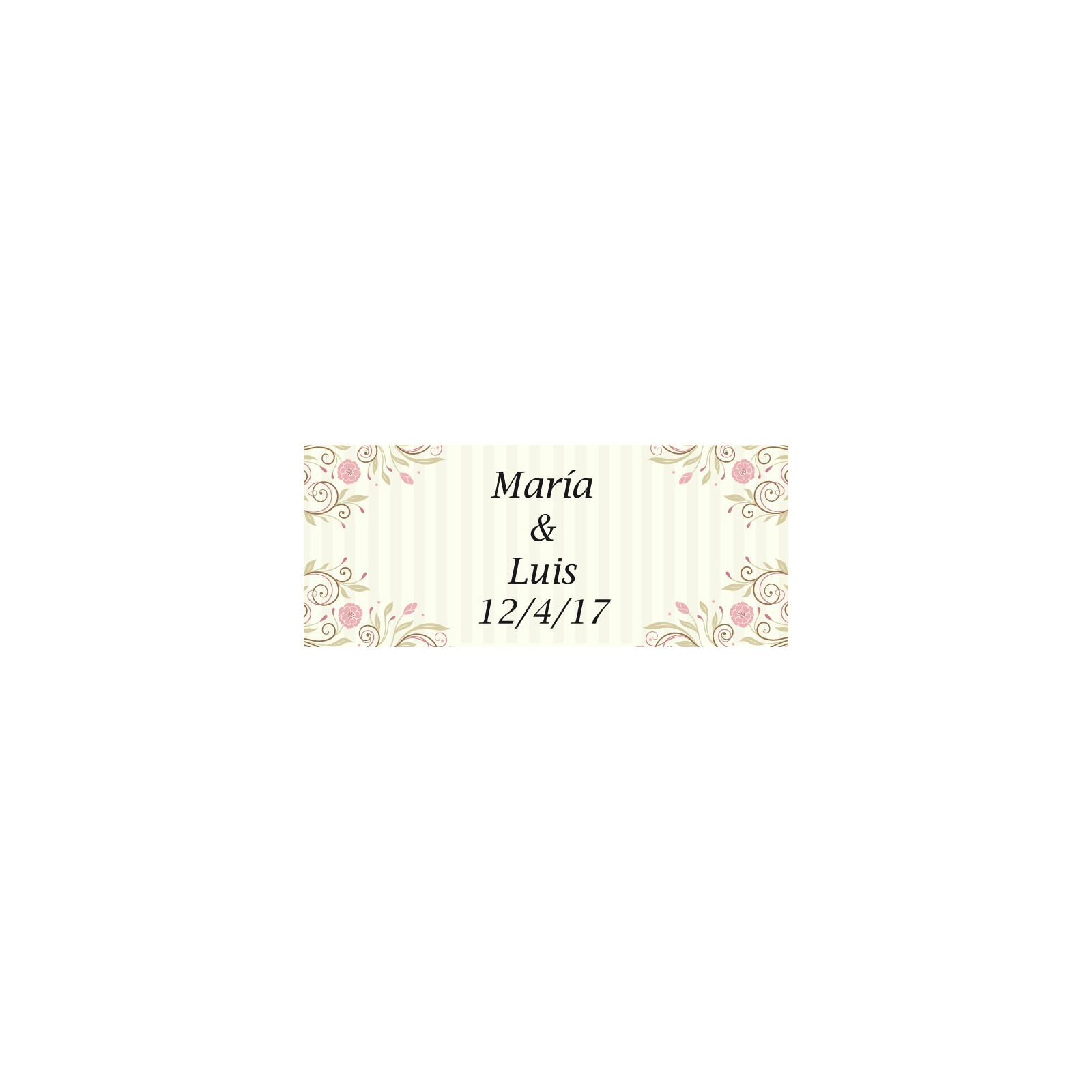 Etichette adesive decorate