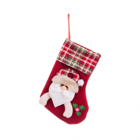 Calzino di Natale con Babbo Natale