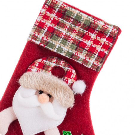 Calzino di Natale con Babbo Natale