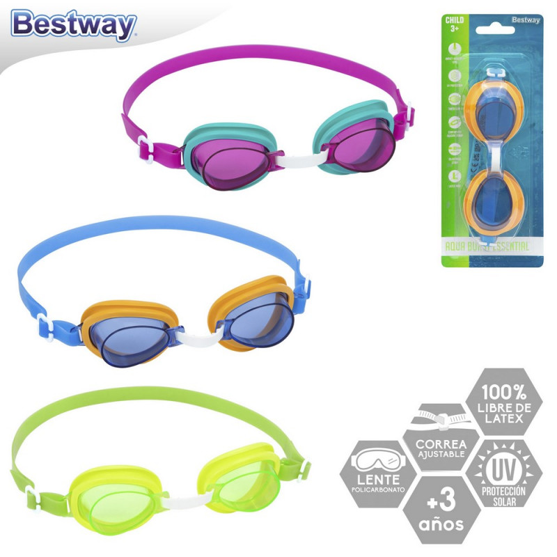 Hd Occhialini Nuoto Bambini 3-16 Anni, Lente Grande, Antiappannamento, Protezione UV, Silicone, Visione Panoramica