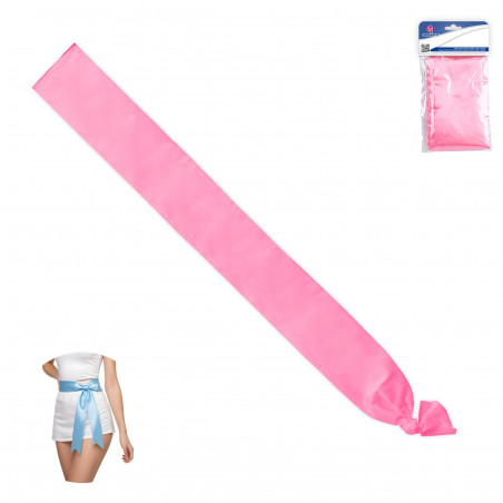 Banda liscia color rosa 200x9cm per celebrazioni