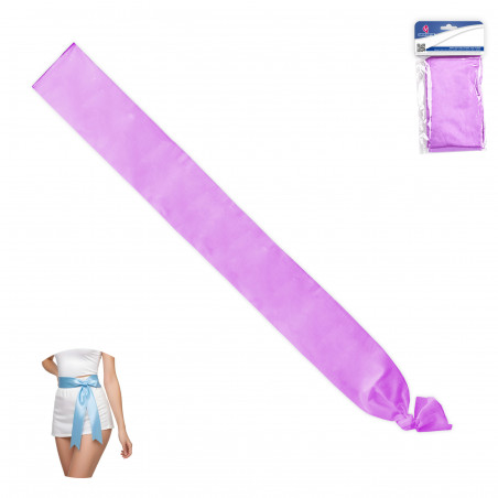Fascia liscia color viola 200x9cm per celebrazioni
