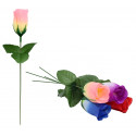 Rosa artificiale in vari colori assortiti