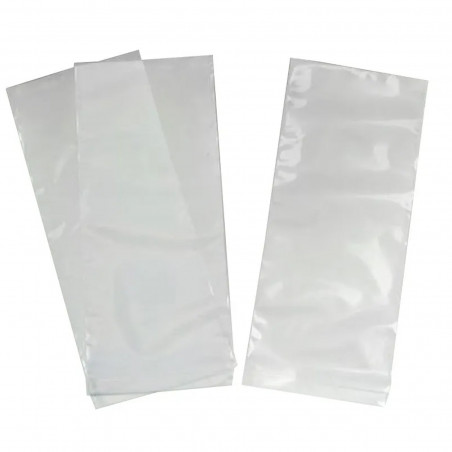 Borsa di plastica allungata in cellophane trasparente