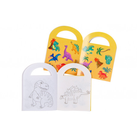 Libro da colorare di dinosauri