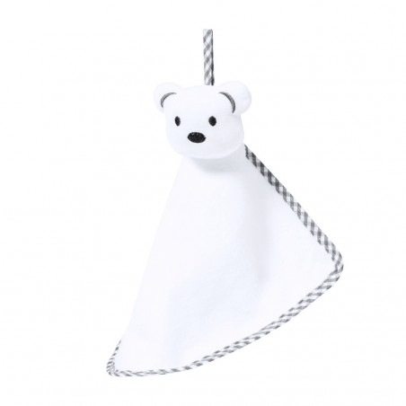 Peluche Dou-dou per neonati presentato in una scatola personalizzata per i dettagli