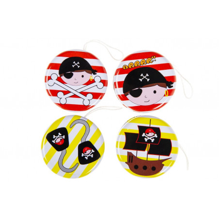 Yoyo in metallo con design pirata