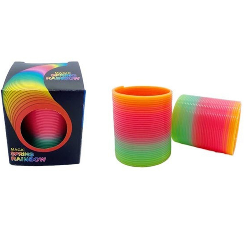 Molla arcobaleno di giocattolo