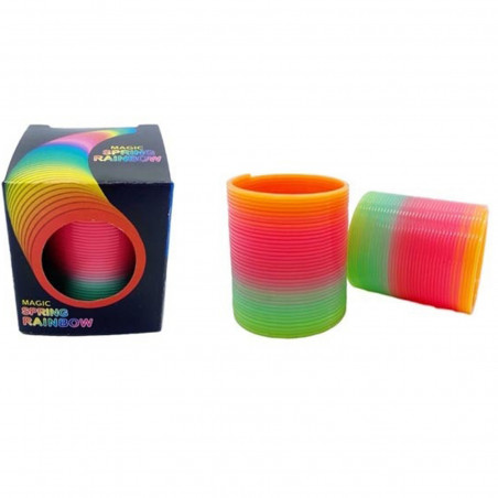 Molla arcobaleno di giocattolo