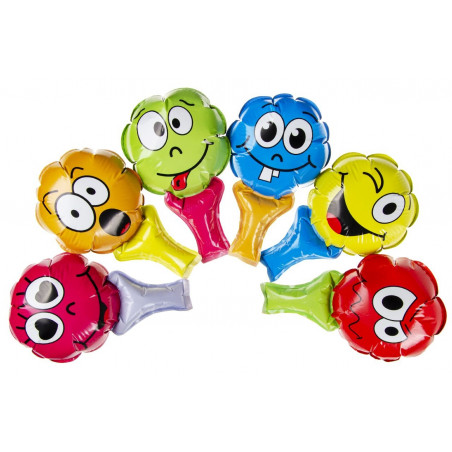 Globo autoinflabile con emoticono
