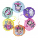 Mini cuscino di peluche delle principesse