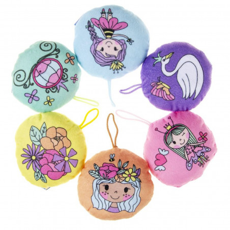 Mini cuscino di peluche delle principesse