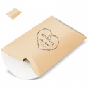 Scatola kraft personalizzata con adesivo