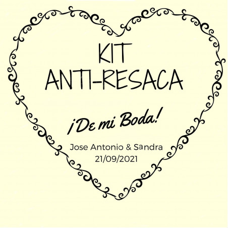 Scatola kraft personalizzata con adesivo