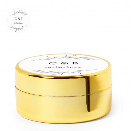Balsamo per le labbra con tappo personalizzato per i dettagli