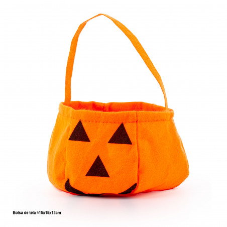 Borsa a forma di zucca 15x15x13cm