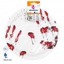 Piatti spaventosi per Halloween in confezione da 6 pezzi e 23 cm