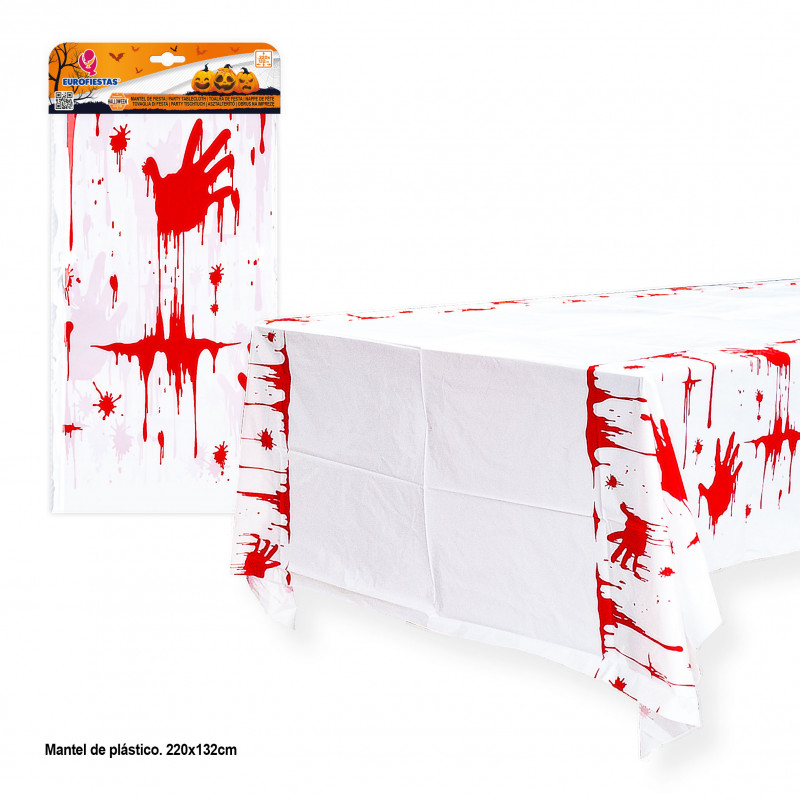 WNINK 4 Tovaglie Da Parete Effetto Pietra Per Halloween – Decorazioni In Plastica Con Motivo Castello Medievale, Per Feste A Tema