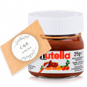 Nutella 25 grammi con etichetta personalizzata per i dettagli