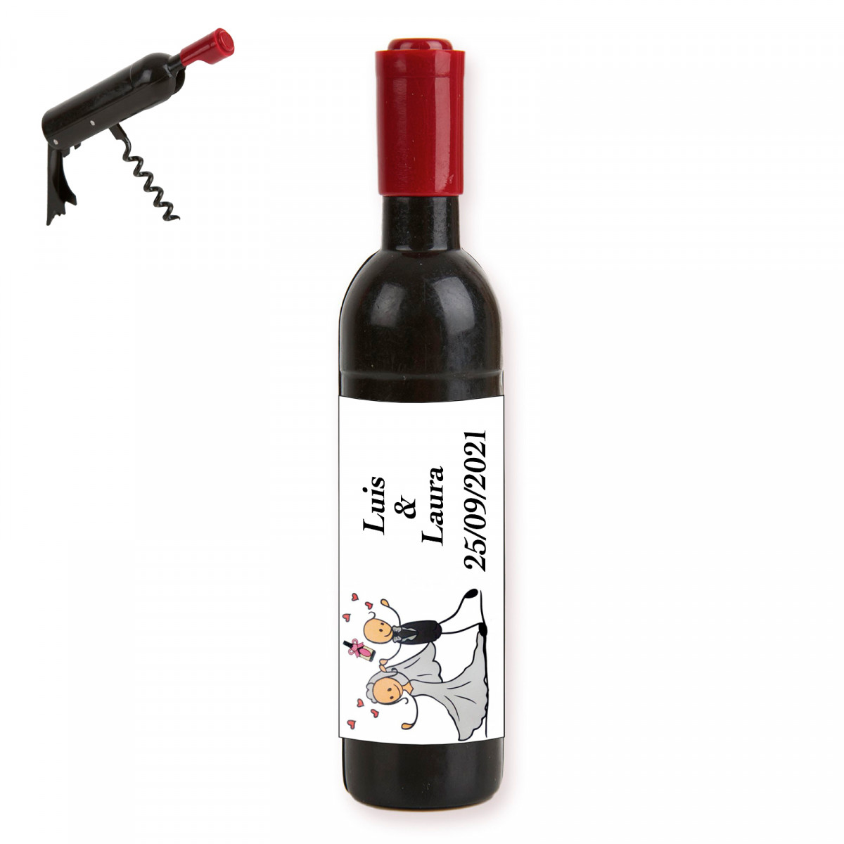 Apribottiglie In Legno Per Vino E Birra Personalizzati Con - Foto 7