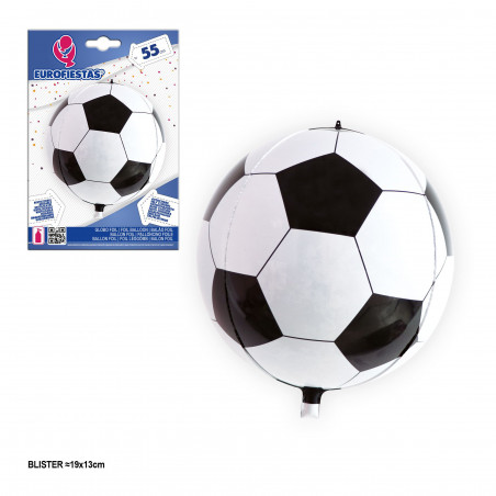 Globo design calcio di 55 cm