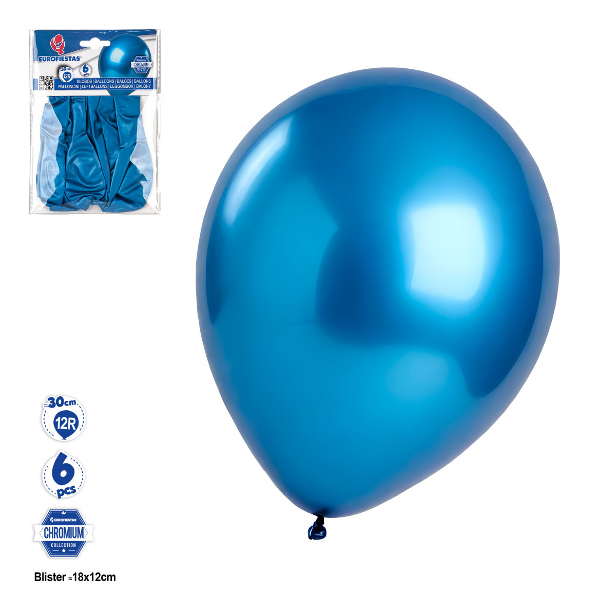 Palloncino Rosa H. 8 cm in Ceramica