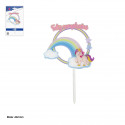 Topper per torte di compleanno con unicorno
