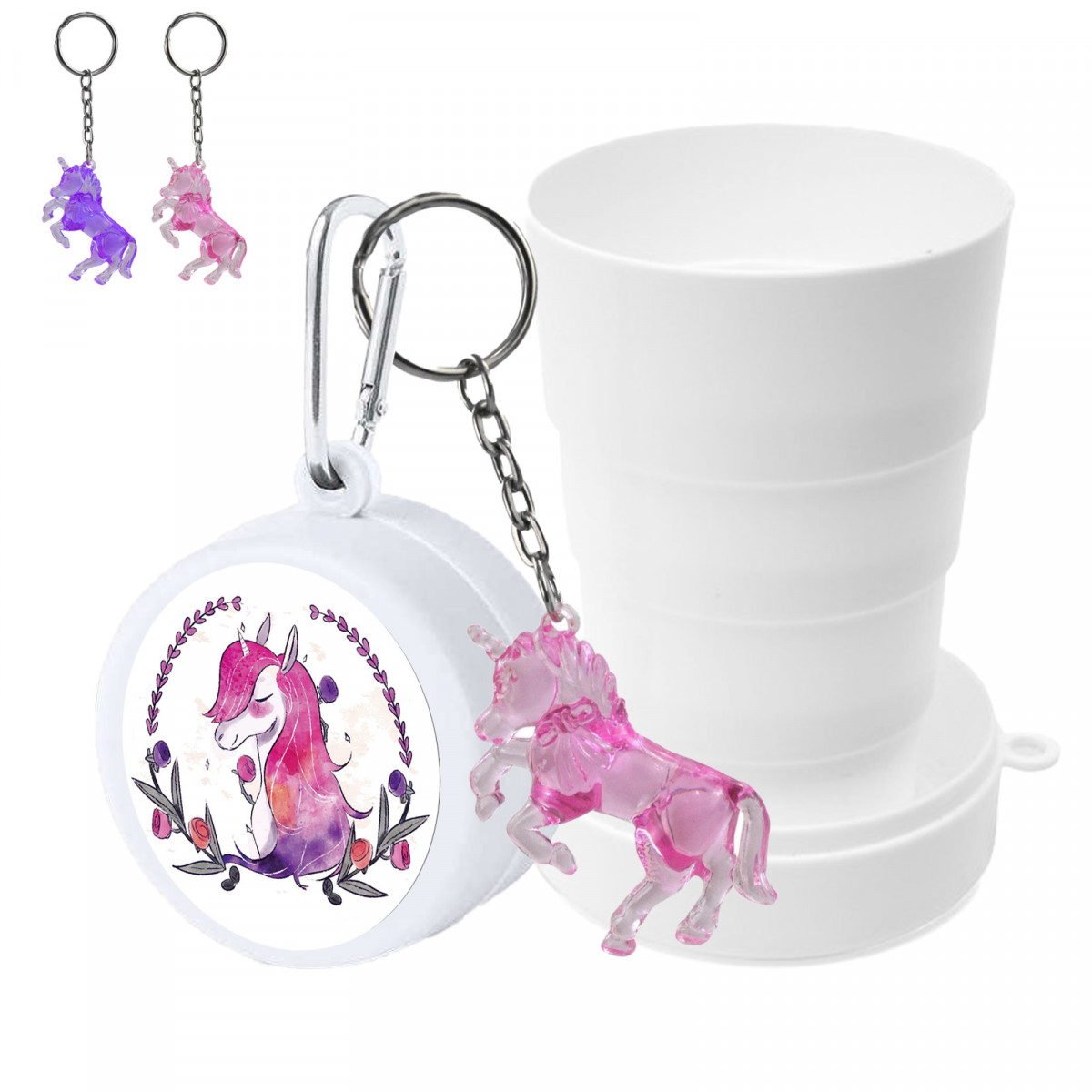 ADDIES Sottobicchiere, 6 Pezzi Set con Stampa Motivo Cartoon Pinguino