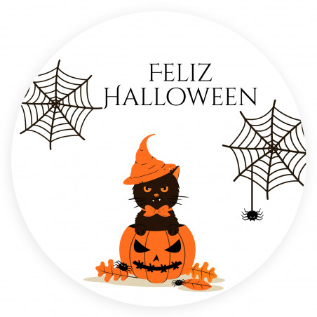 Adesivo Happy Halloween 3 cm