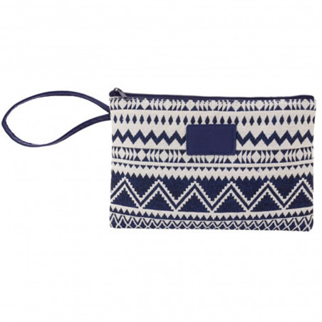 Beauty case con design geometrico