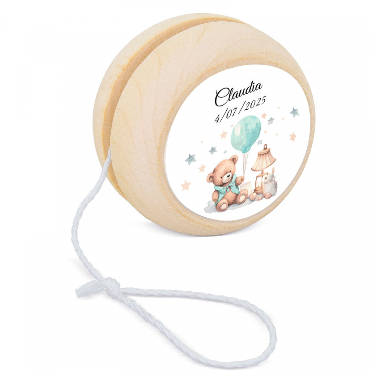 DPE - NUVOLA NASCITA personalizzata in legno. Personalizza con Nome, Data, Ora, Peso e Altezza. Regali per Bambini, Neonato, Battesimo, Nascita. Idea Regalo Originale Personalizzata
