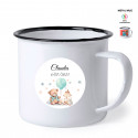 Tazza vintage personalizzata per dettagli battesimi