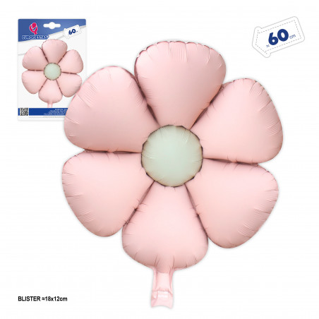 Globo a forma di fiore rosa