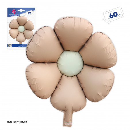 Globo a forma di fiore beige per decorare