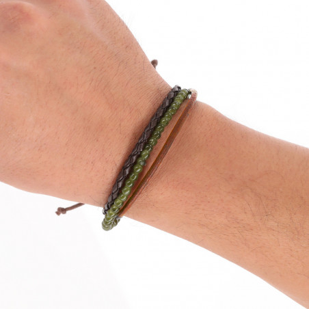 Bracciale a tre cordoni in busta kraft e adesivo personalizzato per la comunione di una ragazza
