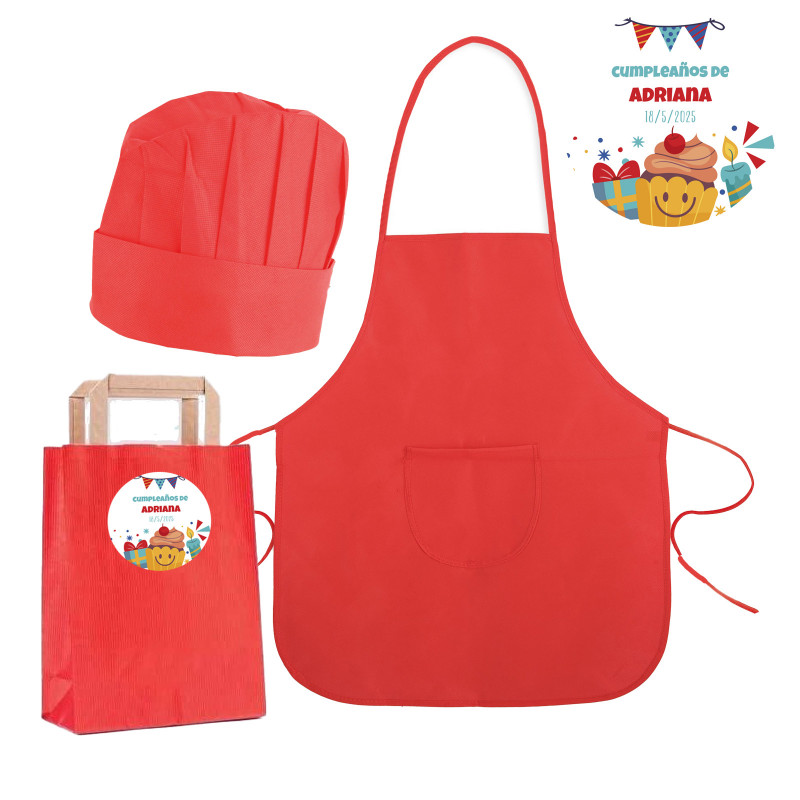 Guanto Della Cucina E Cappello Del Cuoco Unico E Del Grembiule