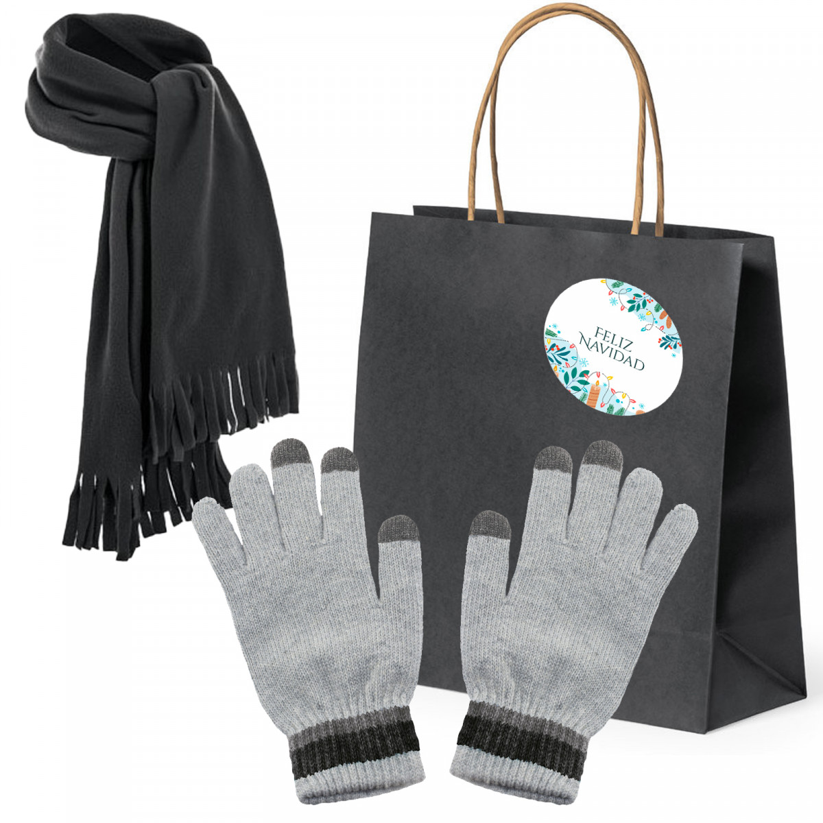 HOMSFOU 3 Guanti Invernali Per Coppie - Rossi, Termici, Design Mano Nella Mano, Regalo Di San Valentino