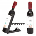Apri-bottiglie e cavatappi a forma di bottiglia personalizzato per battesimo