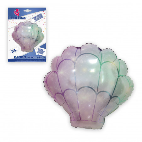 Globo di alluminio a forma di conchiglia