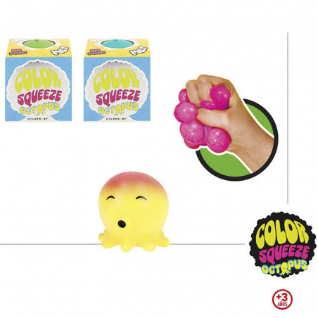 Palla antistress per bambini a forma di polpo